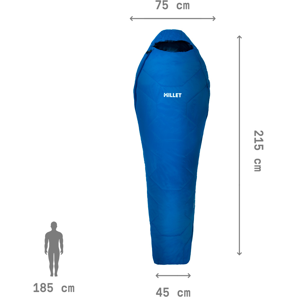 Millet saco de dormir BAIKAL 750 REG AZUL 03