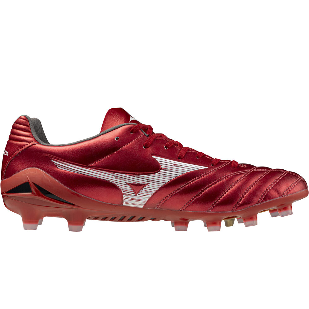 Mizuno botas de futbol cesped artificial MONARCIDA NEO III PRO ROJO lateral interior