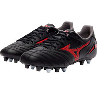 Mizuno botas de futbol cesped artificial MORELIA NEO IV PRO MIX NEGRO lateral interior