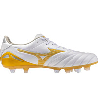 Mizuno botas de futbol cesped natural MORELIA NEO IV PRO MIX SG BLANCO lateral interior
