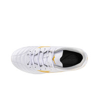 Mizuno botas de futbol niño cesped artificial MONARCIDA NEO III SELECT BLANCO vista superior