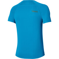 Mizuno camiseta técnica manga corta hombre ACTIVE DAF AZUL vista trasera