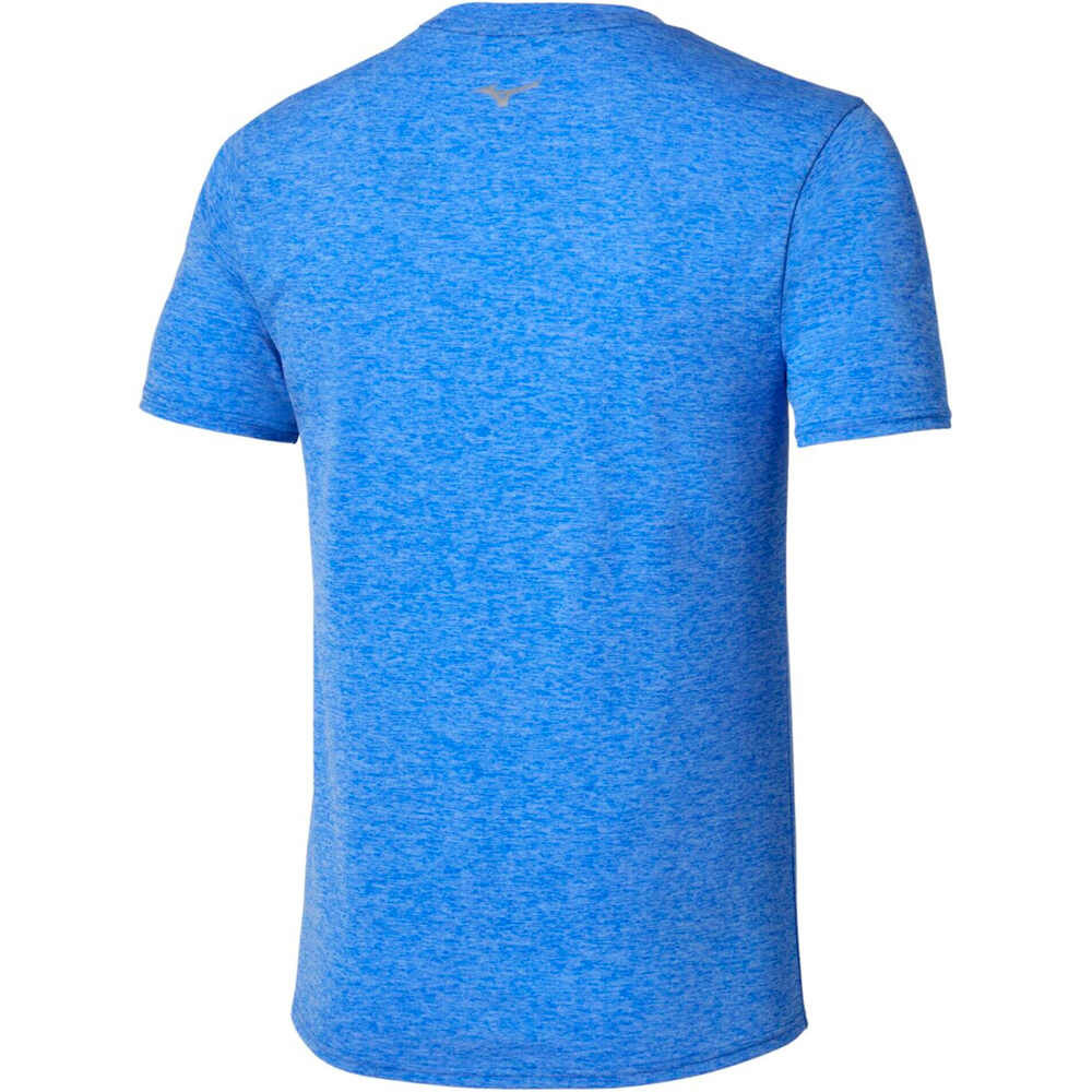 Mizuno camiseta técnica manga corta hombre CORE IMPULSE VERDE vista trasera