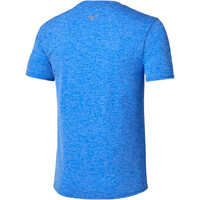 Mizuno camiseta técnica manga corta hombre CORE IMPULSE VERDE vista trasera