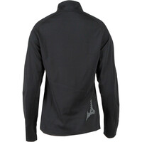 Mizuno camiseta técnica manga larga mujer TEAM WARMER NEGRO vista trasera