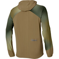 Mizuno Chaqueta Running Hombre ACTIVE ALPHA  vista trasera