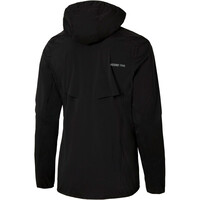 Mizuno CHAQUETA RUNNING MUJER WATERPROOF 20K NEGRO vista trasera