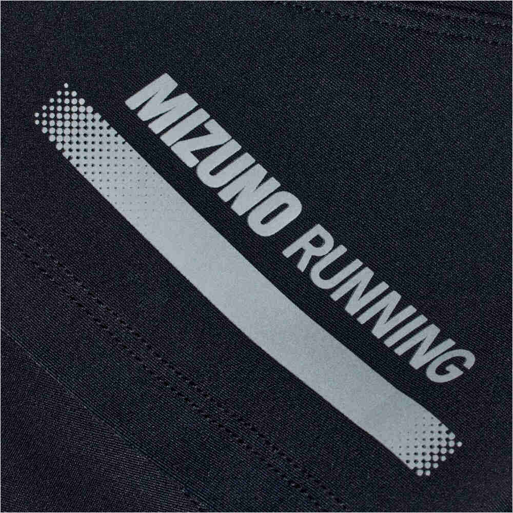 Mizuno malla corta running mujer ALPHA MID NEGRO 05