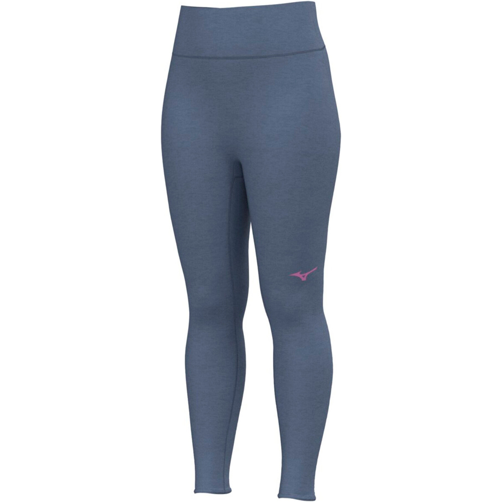 Mizuno pantalones y mallas largas fitness mujer ATHLETIC AZUL vista detalle