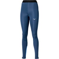 Mizuno pantalones y mallas largas fitness mujer CORE IMPULSE AZUL vista frontal