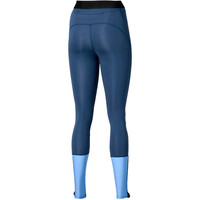 Mizuno pantalones y mallas largas fitness mujer CORE IMPULSE AZUL vista trasera