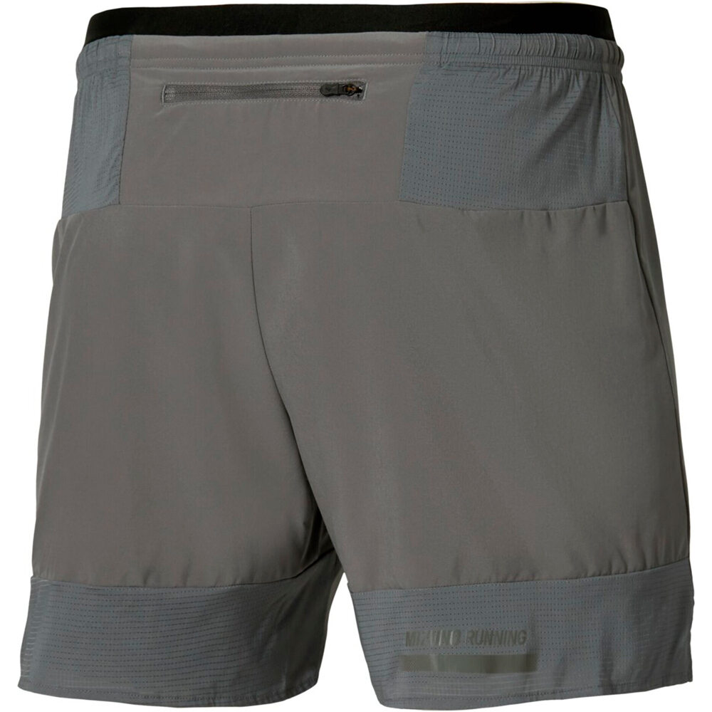 Mizuno pantaloneta técnica hombre ACTIVE ALPHA 2IN1 NARANJA 03