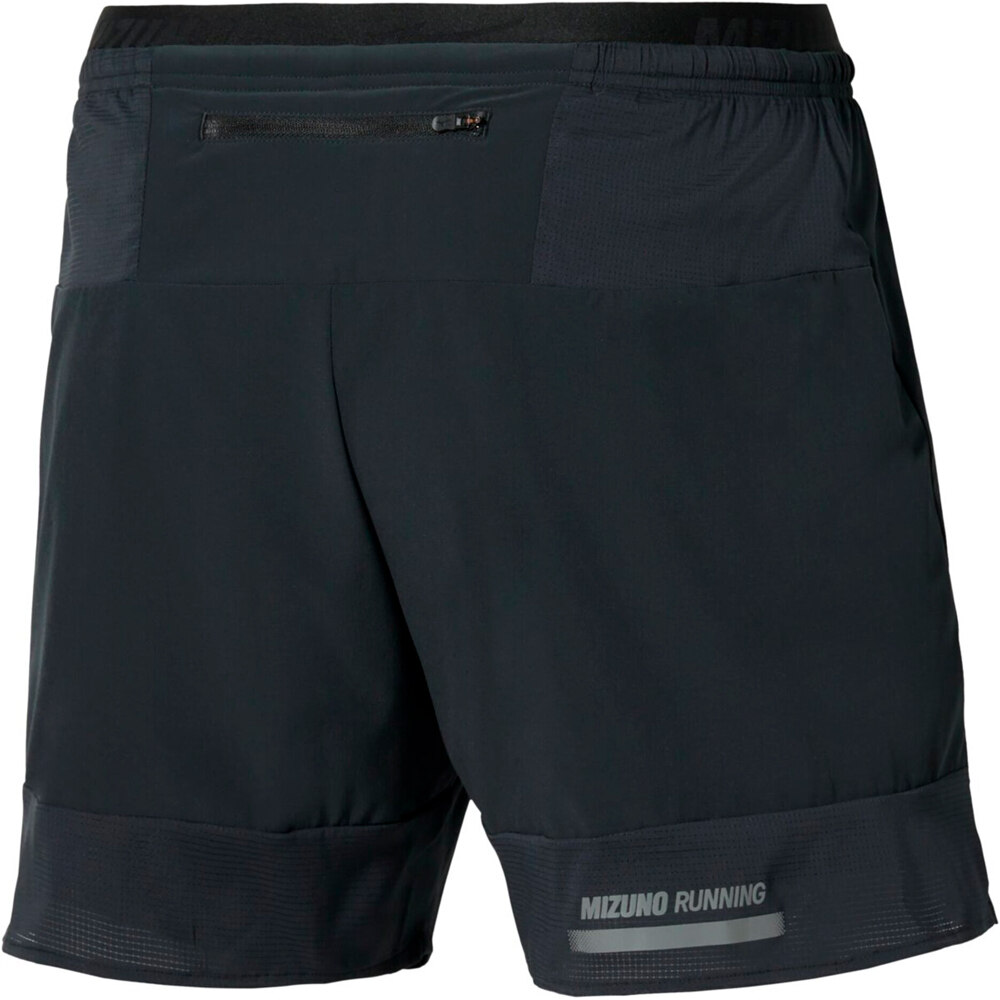 Mizuno pantaloneta técnica hombre ACTIVE ALPHA 2IN1 NEGRO 03