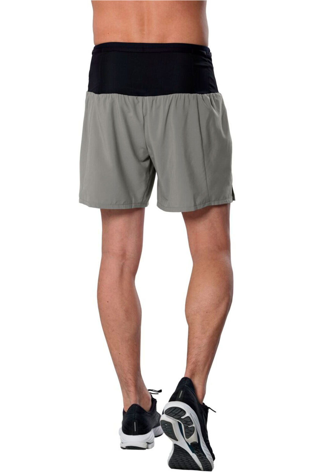 Mizuno pantaloneta técnica hombre ACTIVE MULTI POCKET NARANJA vista trasera
