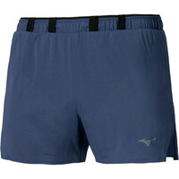 Mizuno pantaloneta técnica hombre TECH LIGHT AZUL vista frontal