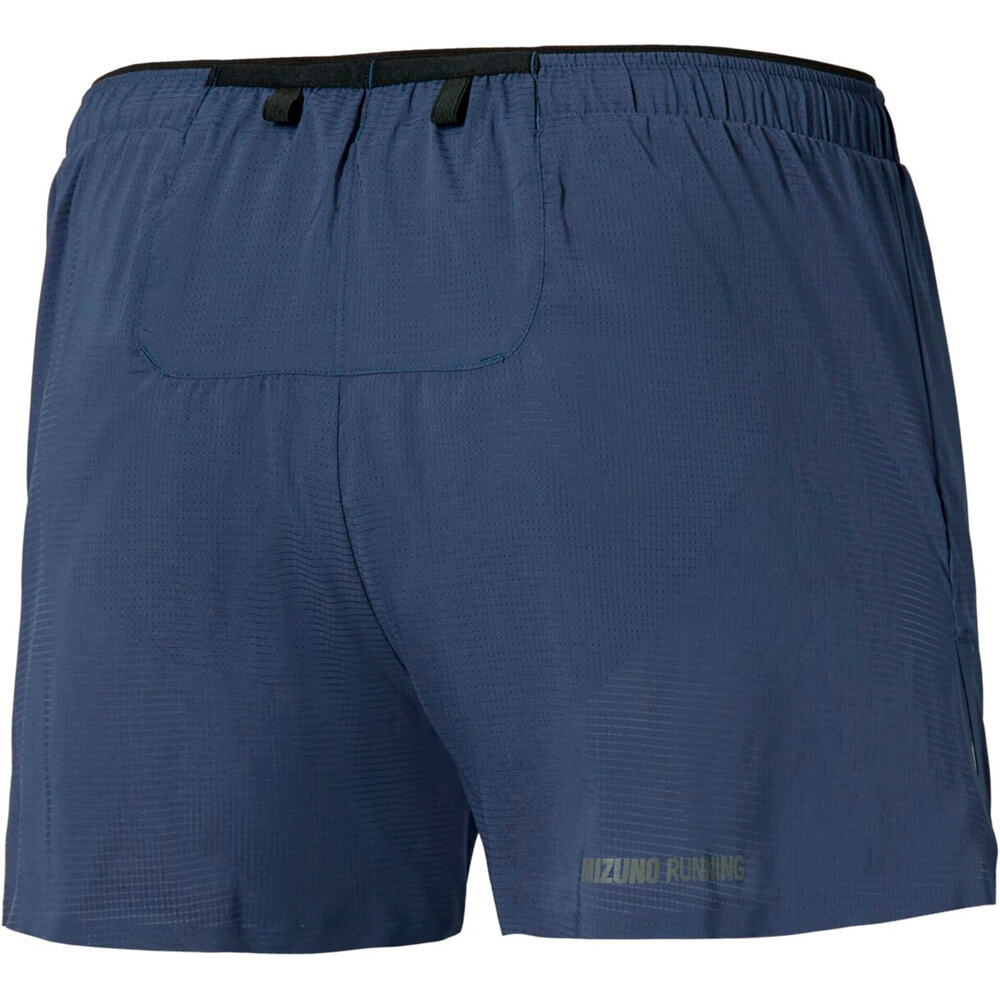 Mizuno pantaloneta técnica hombre TECH LIGHT AZUL vista trasera
