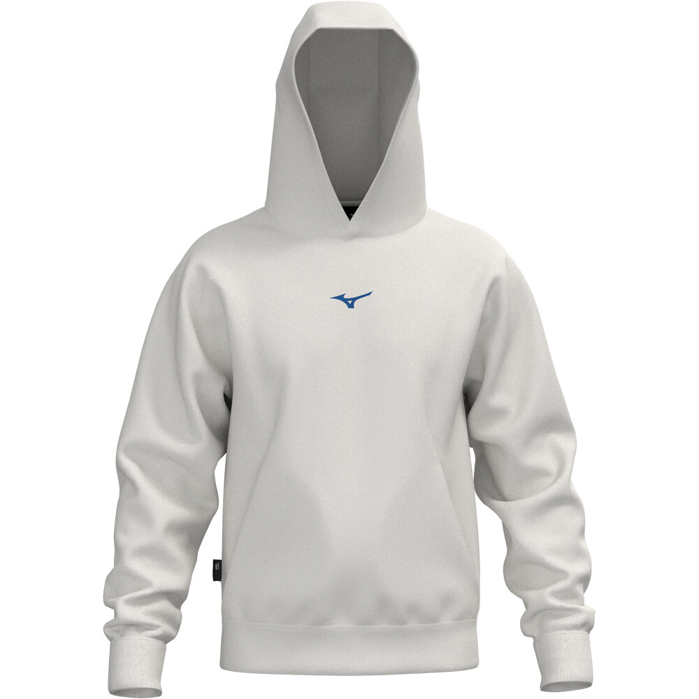 Mizuno sudaderas deportivas hombre ATHLETICS BLANCO vista trasera