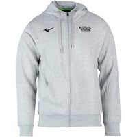 Mizuno sudaderas deportivas hombre BILBAO NIGHT RUNNING FEST MERCHANDISING GRIS vista frontal