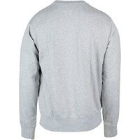 Mizuno sudaderas deportivas hombre TERRY GRIS vista trasera