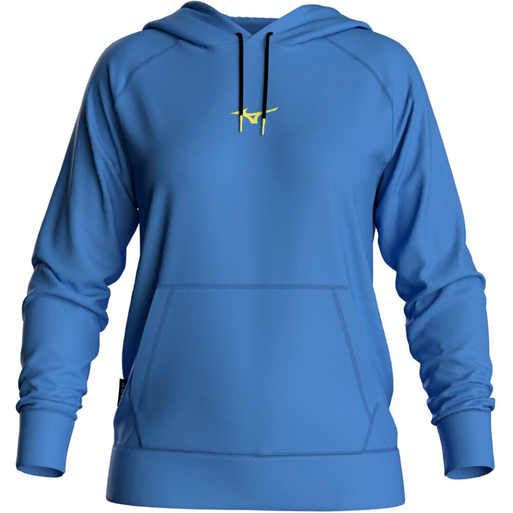 Mizuno sudaderas deportivas mujer ATHLETIC AZUL vista frontal