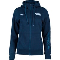 Mizuno sudaderas deportivas mujer BILBAO NIGHT RUNNING FEST MERCHANDISING AZUL vista frontal
