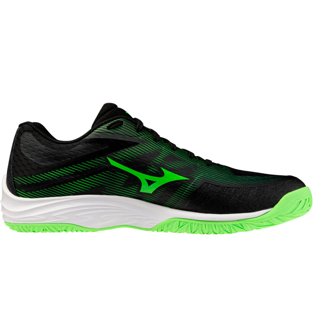 Mizuno zapatilla indoor hombre LIGHTNING SELECT NEGRO lateral interior