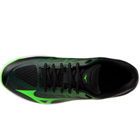 Mizuno zapatilla indoor hombre LIGHTNING SELECT NEGRO vista superior