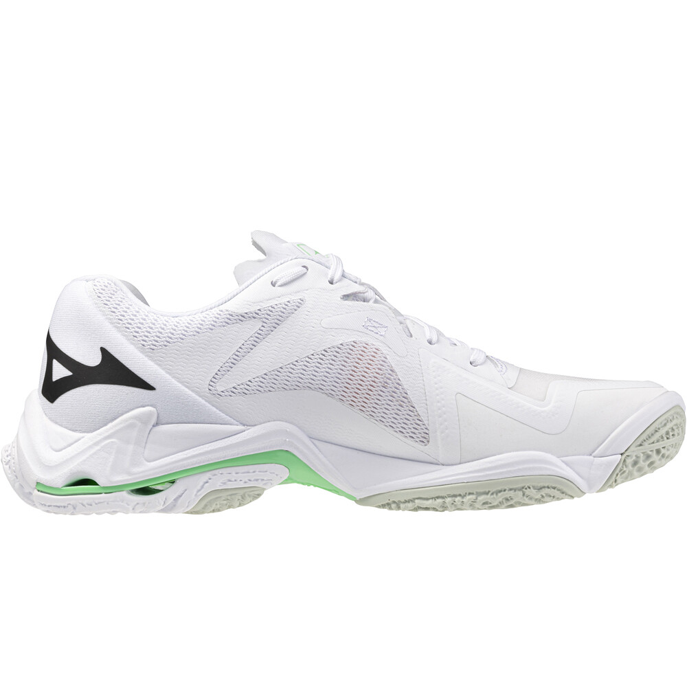 Mizuno zapatilla indoor hombre WAVE LIGHTNING Z8 BLANCO lateral interior