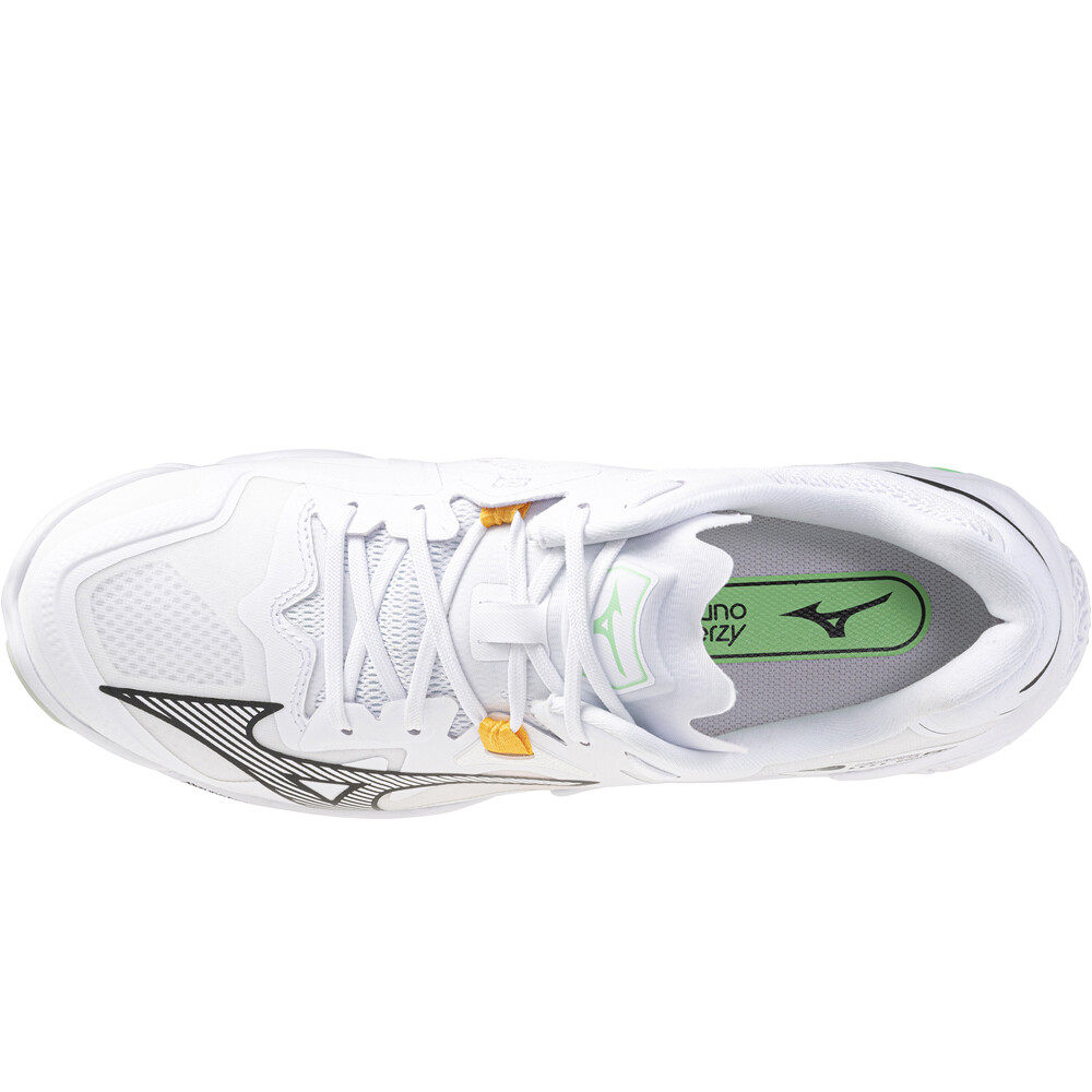 Mizuno zapatilla indoor hombre WAVE LIGHTNING Z8 BLANCO vista superior