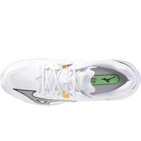 Mizuno zapatilla indoor hombre WAVE LIGHTNING Z8 BLANCO vista superior