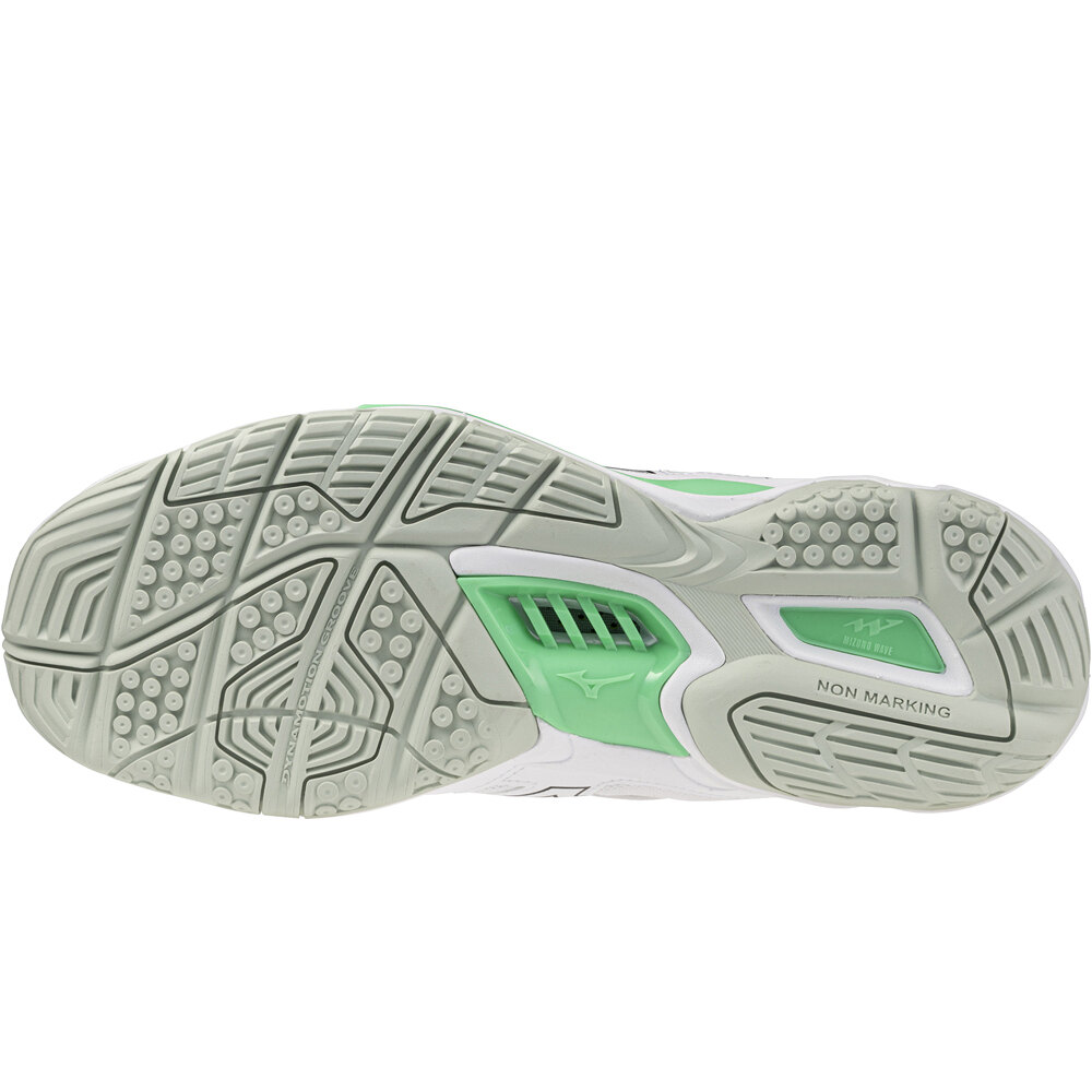 Mizuno zapatilla indoor hombre WAVE PHANTOM 3 BLANCO vista trasera