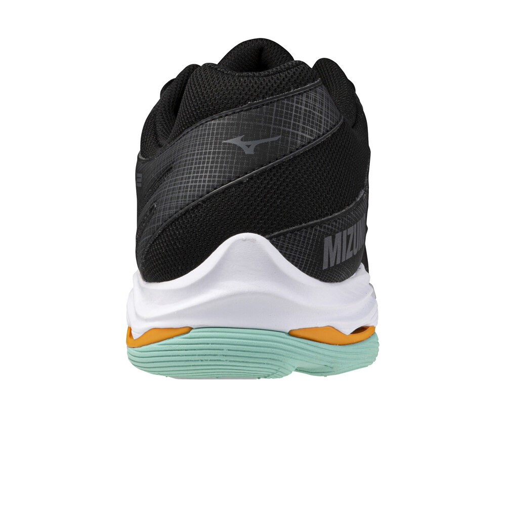 Mizuno zapatilla indoor hombre WAVE VOLTAGE 2 NEGRO puntera