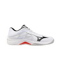 Mizuno zapatilla indoor niño LIGHTNING STAR JR. BLANCO lateral exterior