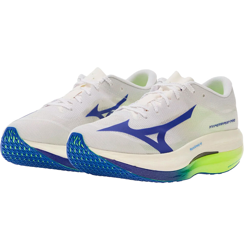 Mizuno zapatilla running hombre HYPERWARP PRO BLANCO lateral interior