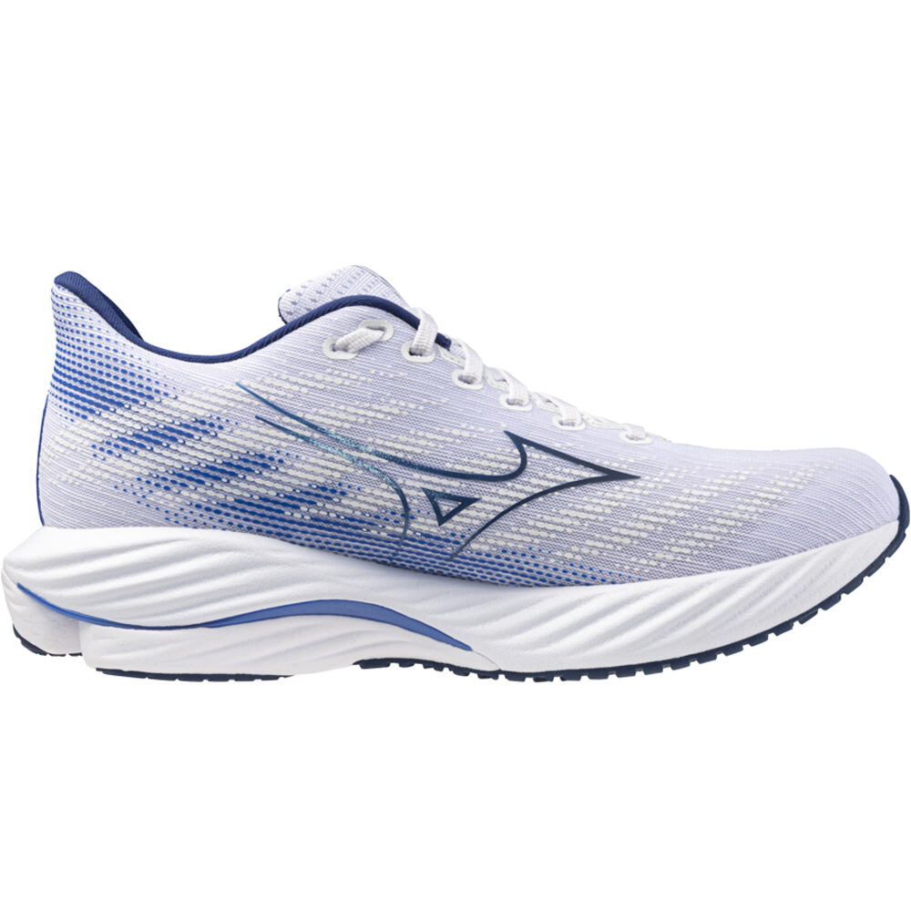 Mizuno zapatilla running hombre WAVE RIDER 28 BLANCO puntera