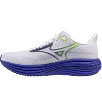 Mizuno zapatilla running hombre WAVE RIDER 29 BLANCO puntera