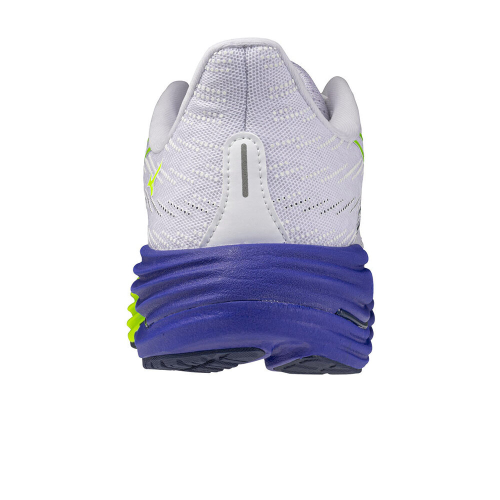 Mizuno zapatilla running hombre WAVE RIDER 29 BLANCO vista trasera