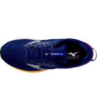 Mizuno zapatilla running hombre WAVE RIDER 30 AZUL vista superior