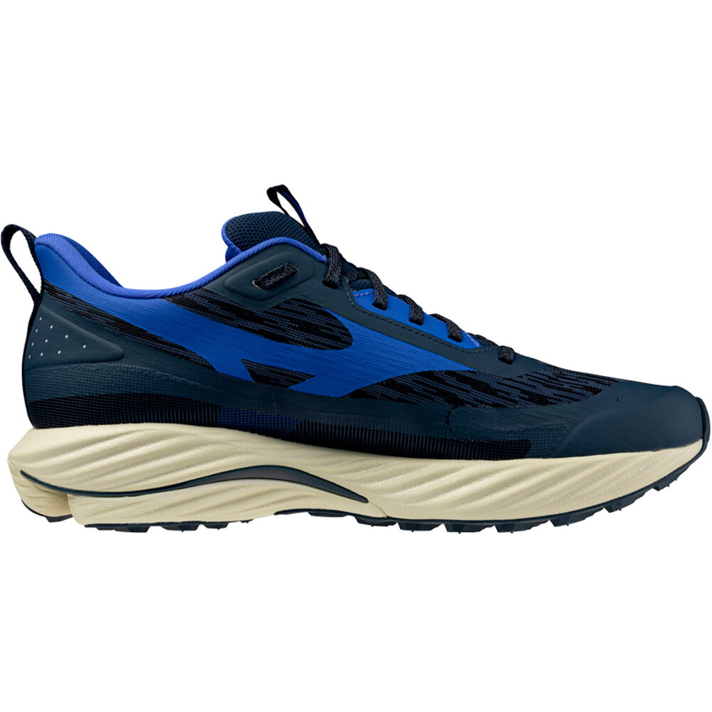 Mizuno zapatilla running hombre WAVE RIDER TT 3 AZUL lateral interior