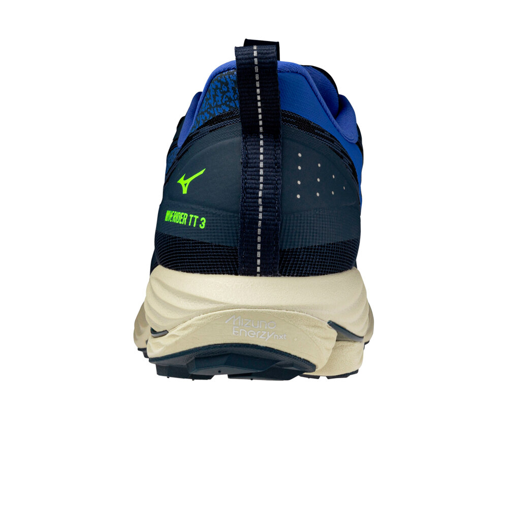 Mizuno zapatilla running hombre WAVE RIDER TT 3 AZUL puntera