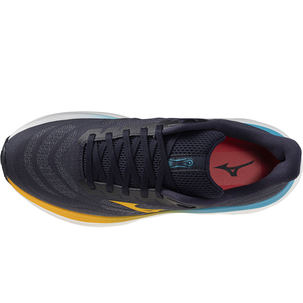 Mizuno zapatilla running hombre WAVE SKY 9 AZUL 05