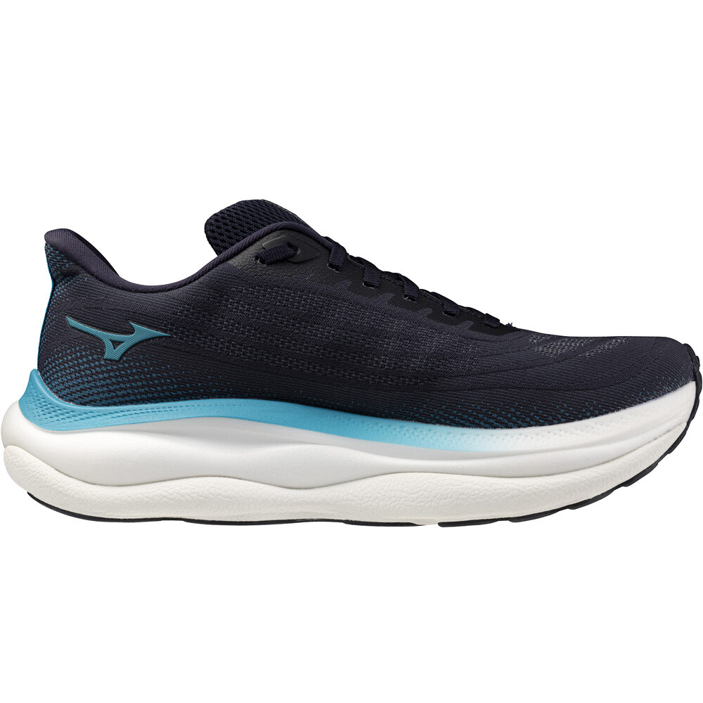 Mizuno zapatilla running hombre WAVE SKY 9 AZUL puntera