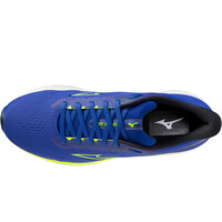 Mizuno zapatilla running hombre WAVE ULTIMA 17 AZUL vista superior