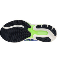Mizuno zapatilla running hombre WAVE ULTIMA 17 AZUL vista trasera