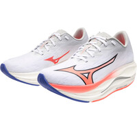 Mizuno zapatilla running mujer WAVE REBELLION FLASH 3 BLANCO lateral interior