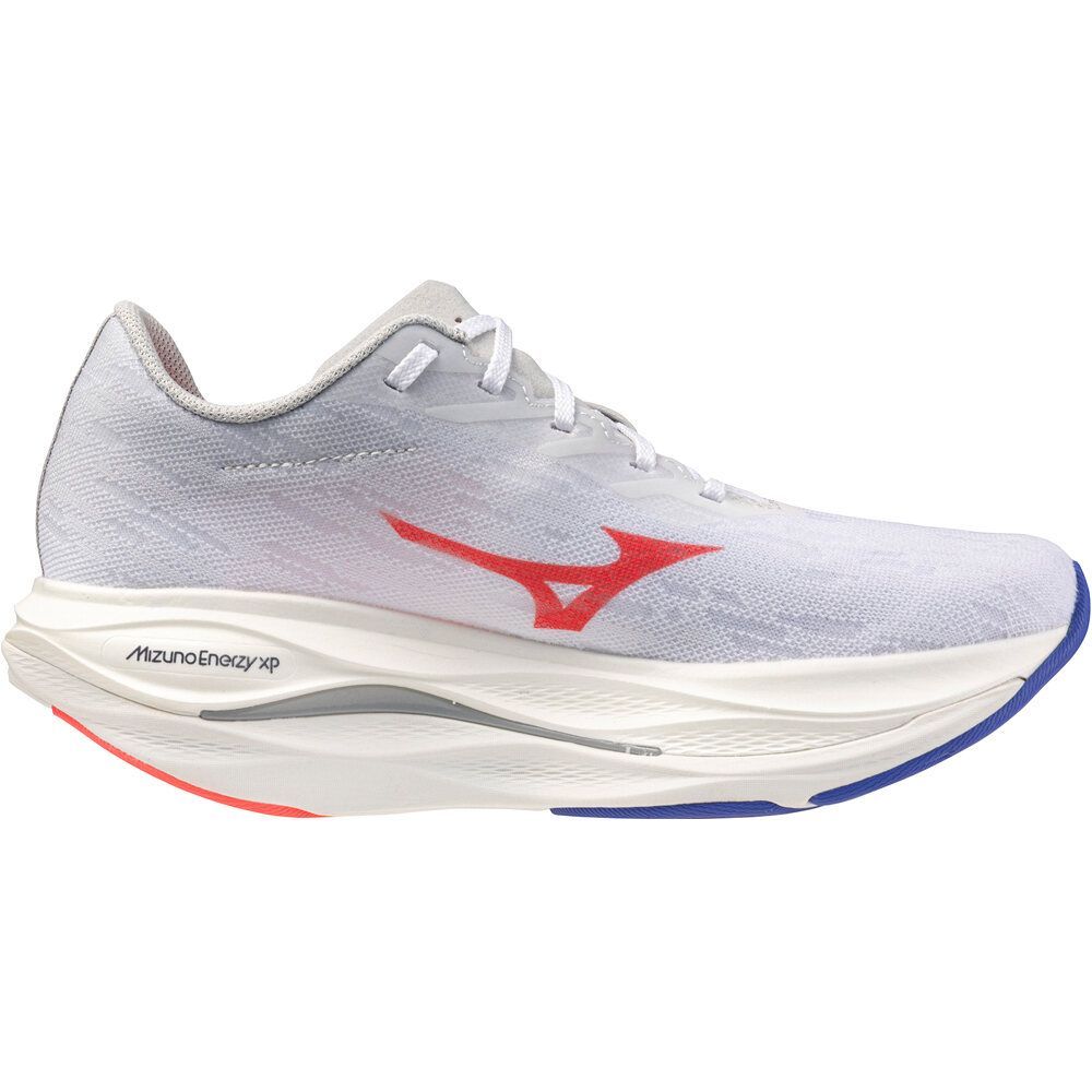 Mizuno zapatilla running mujer WAVE REBELLION FLASH 3 BLANCO puntera