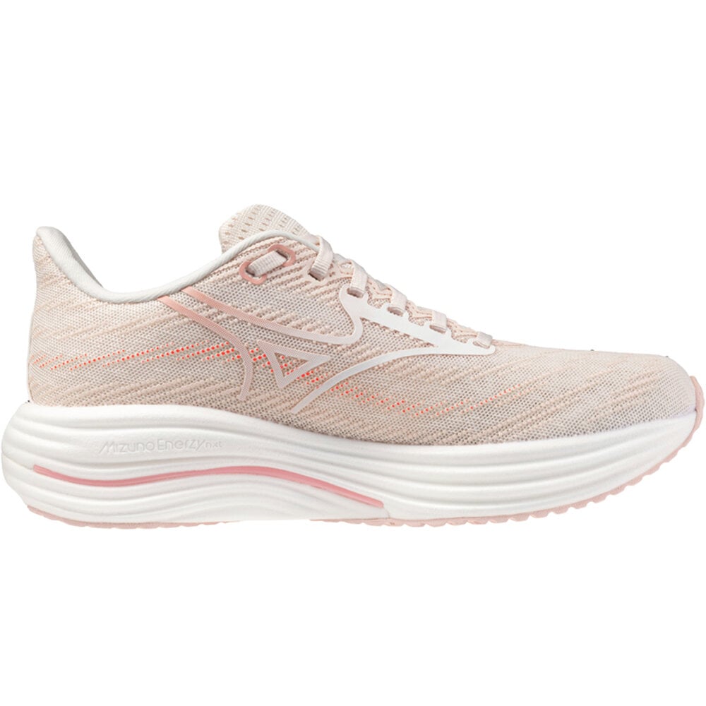 Mizuno zapatilla running mujer WAVE RIDER 29 ROSA lateral interior