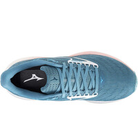 Mizuno zapatilla running mujer WAVE RIDER 29 VERDE vista superior