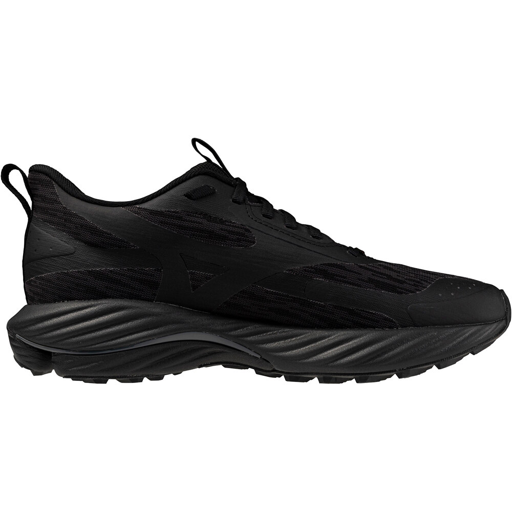 Mizuno zapatilla running mujer WAVE RIDER GORE-TEX 3 NEGRO lateral interior
