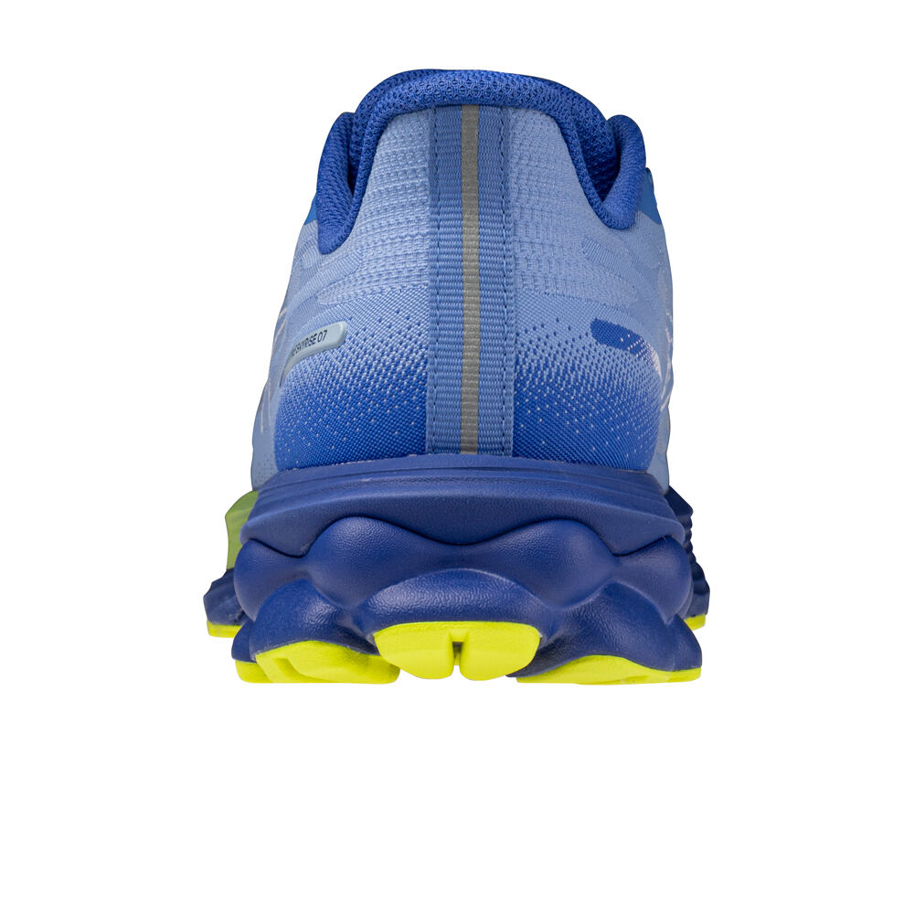 Mizuno zapatilla running mujer WAVE SKYRISE 7 AZUL puntera